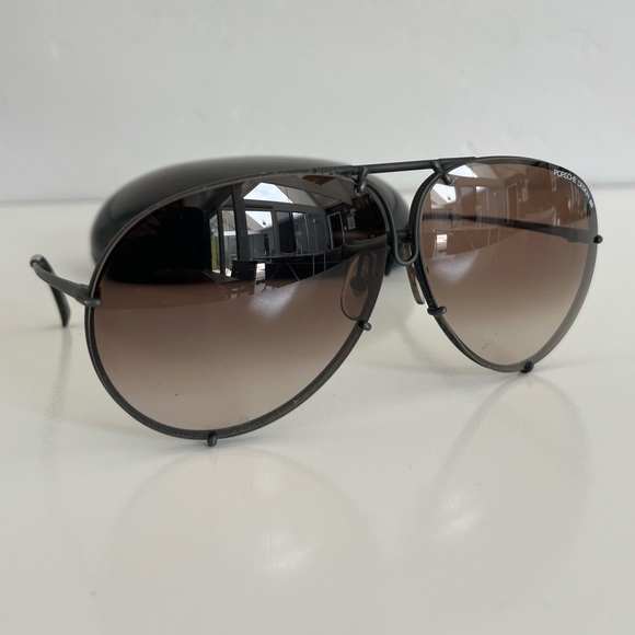 Auth VTG PORSCHE Carrera Aviator Sunglasses